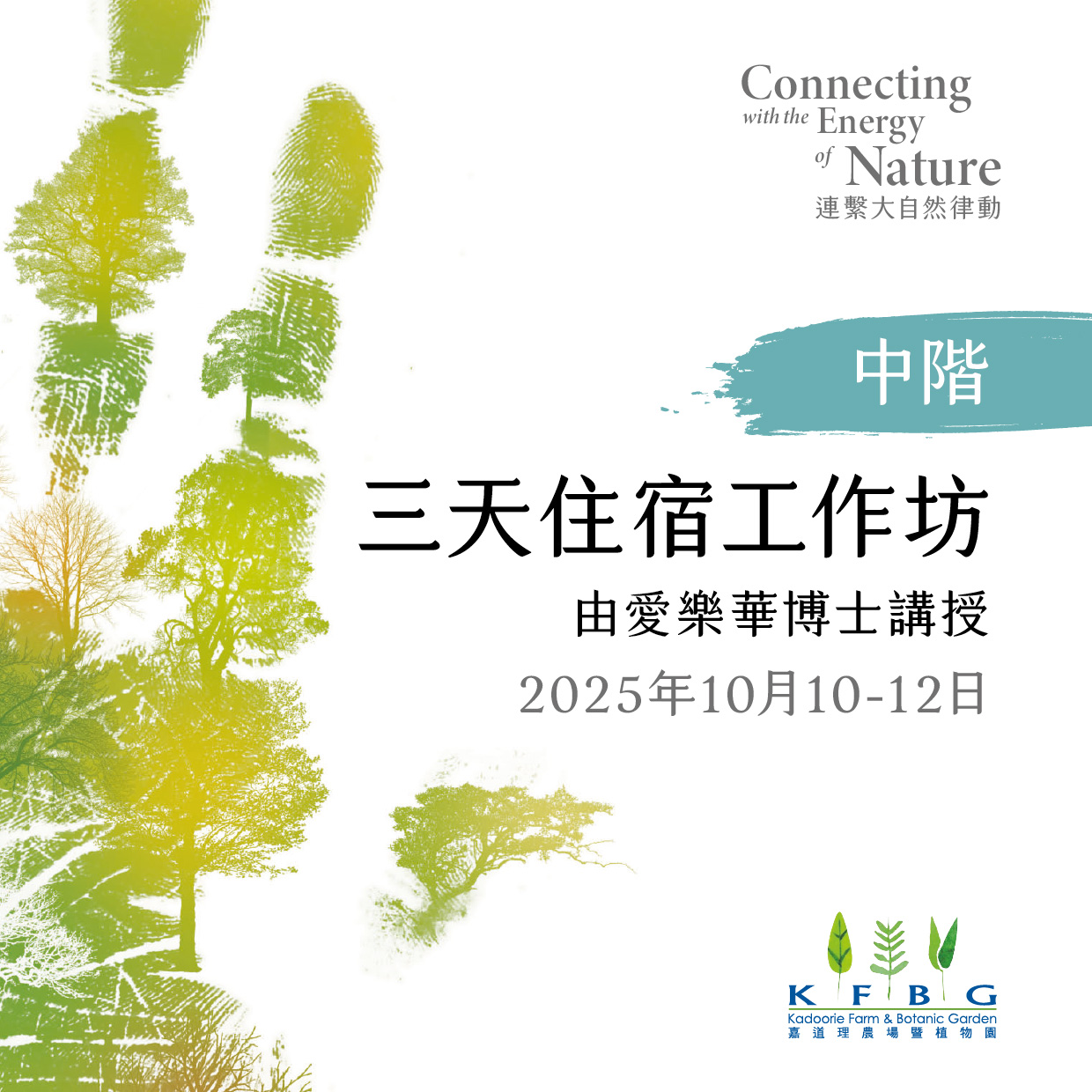 愛樂華博士｜中階｜三天住宿工作坊 2025