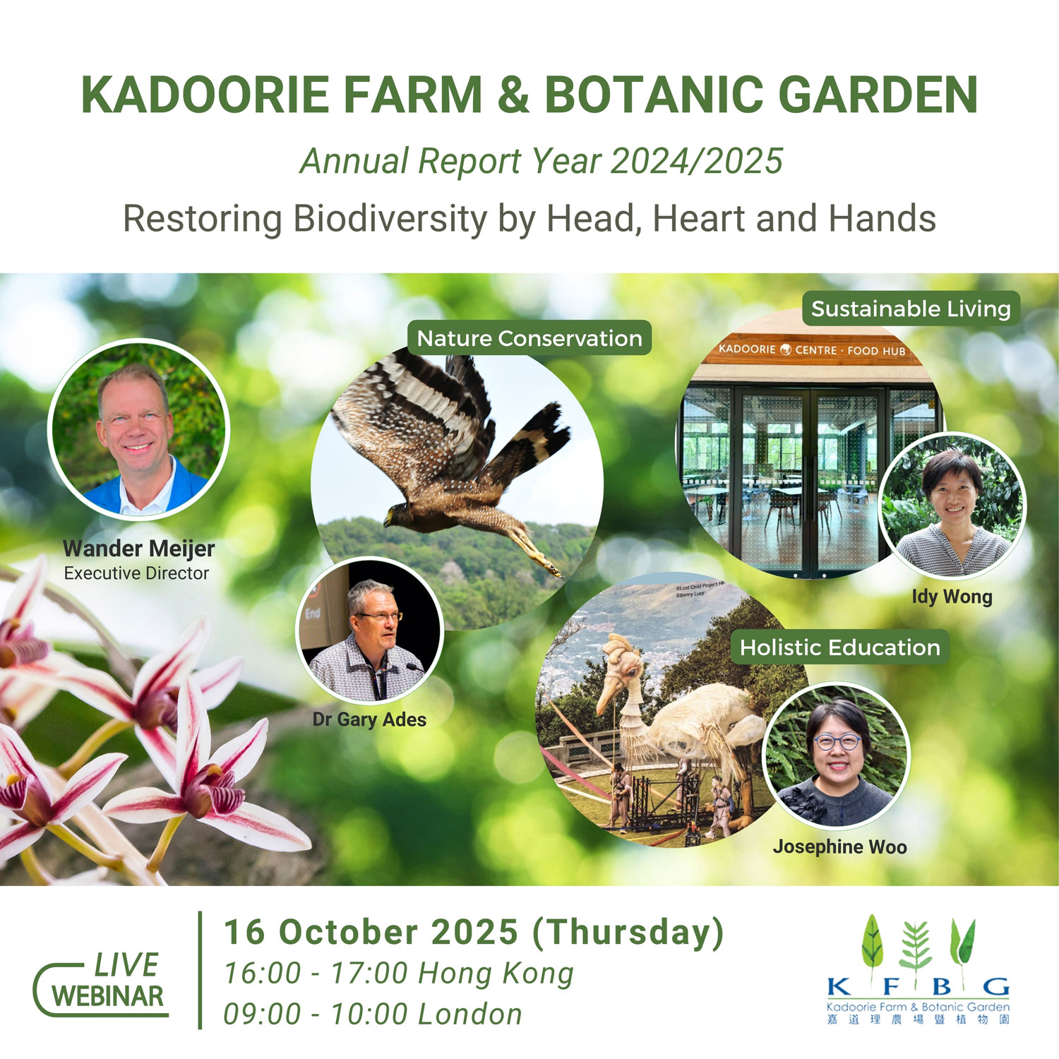 KFBG Annual Report 2024/2025 Webinar – Restoring Biodiversity by Head, Heart and Hands