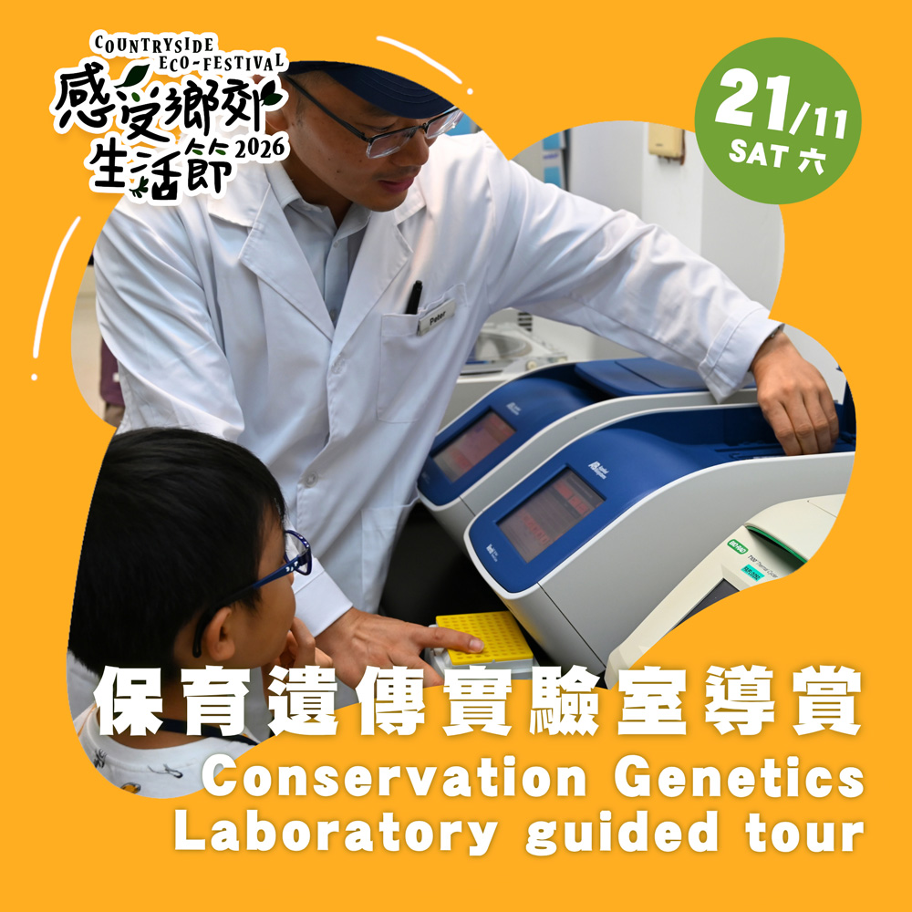 保育遺傳實驗室導賞活動