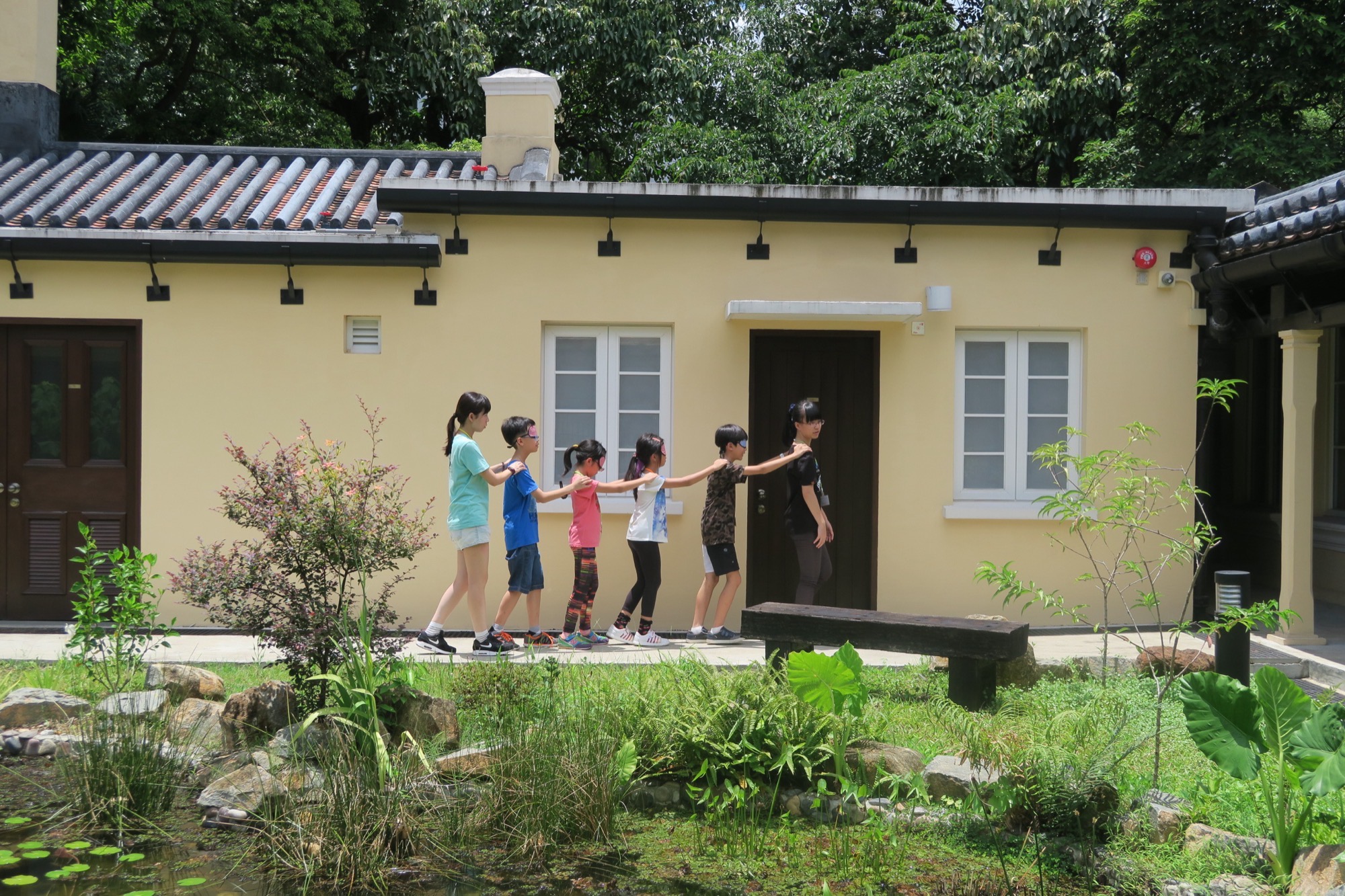 舊日的警員宿舍活化成低碳旅舍，供體驗學習之用